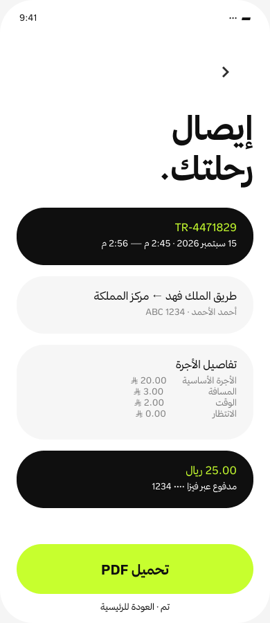 FLYT final receipt